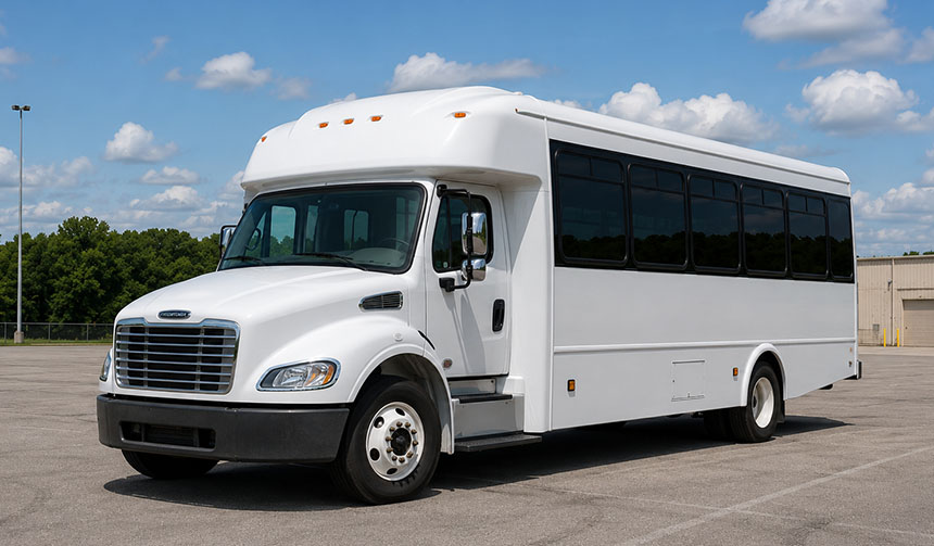 25-passenger minibus for charter in Boston, MA