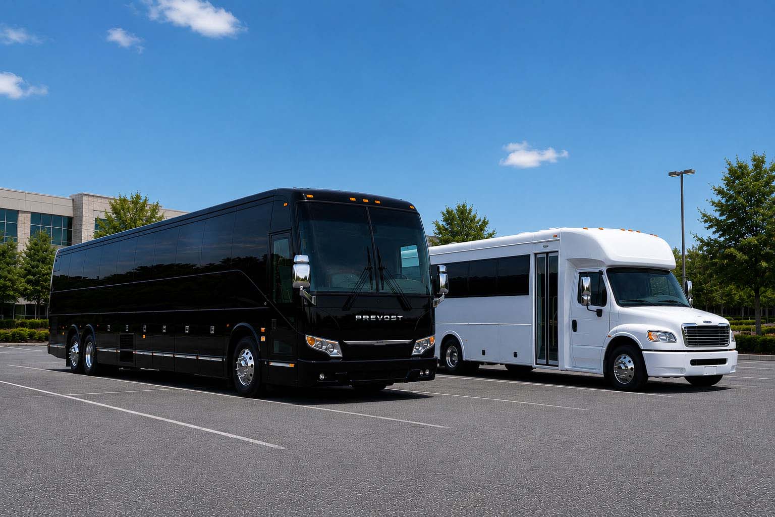 Shuttle bus rental in Boston, MA